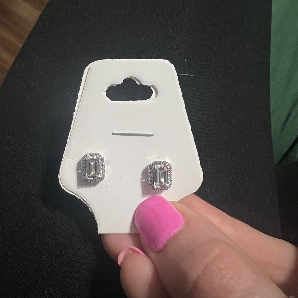 Kay Jewelers White Sapphire Earrings